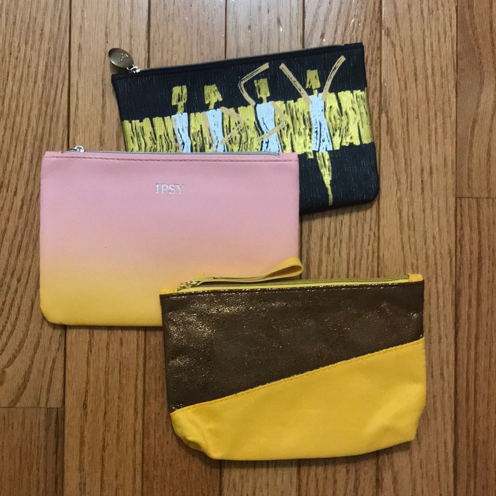 Makeup Travel Bags Set of 3 Ipsy NWOT